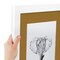 ArtToFrames Collage Photo Picture Frame with 3 - 3.5x5 inch Openings, Framed in White with Over 62 Mat Color Options and Regular Glass (CSM-3966-29)